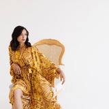 DEVORÉ ROBE - GOLD