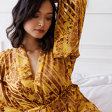 DEVORÉ ROBE - GOLD