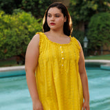 MARIGOLD ORGANIC  COTTON NIGHTIE MINI  - SUNSHINE