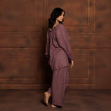 ANNIE-BRUSHED ORGANIC COTTON PYJAMA SET