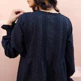 Cara Dobby Nightie - Ebony