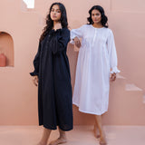 Cara Dobby Nightie - Ebony