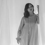 FLUER 100% ORGANIC COTTON NIGHTIE - BLUSH