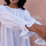 Cara Dobby  Nightie - Ivory