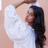 Bella Embroidered Nightie- Ivory