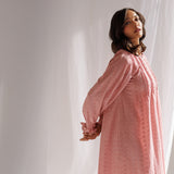 FLUER 100% ORGANIC COTTON NIGHTIE - BLUSH