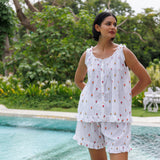 SUNFLOWER ORGANIC COTTON SHORTIE PYJAMA SET