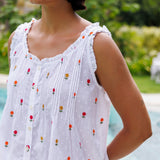 SUNFLOWER ORGANIC COTTON SHORTIE PYJAMA SET