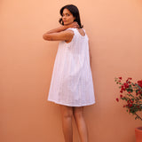 Marigold Mini Embroidered Organic Cotton Nightie