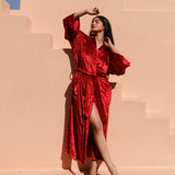 Velvet Robe - Scarlet