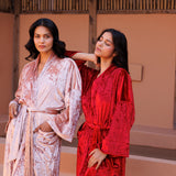 Velvet Robe - Scarlet