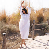 Cara Dobby  Nightie - Ivory