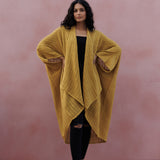 Radha rani - Hemp Cotton Kimono - Mustard
