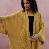 Radha rani - Hemp Cotton Kimono - Mustard
