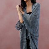 Radha rani - Hemp Cotton Kimono - Sea Green