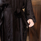 Robe - Silk Satin - Ebony