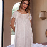 Forget Me Not Silk Satin - Ivory