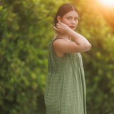 MARIGOLD ORGANIC COTTON NIGHTIE - OLIVE