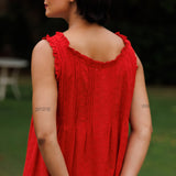 MARIGOLD ORGANIC COTTON NIGHTIE - TANGERINE