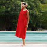 MARIGOLD ORGANIC COTTON NIGHTIE - TANGERINE