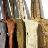Jumbo Cord Tote Bag