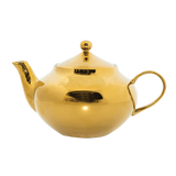 Good Morning Gold Tea Pot