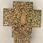 Mexican Blue Cross Large with Milagros - Gaudy & Prim