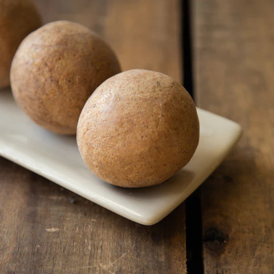 Hand rolled soap ball 120g