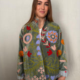 Suzani Velvet Jacket Short - Four (Style 10 )