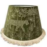 Lamp Shade - Jungle Days Olive Tapered