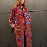 Suzani Velvet Jacket Long - (Style 3)
