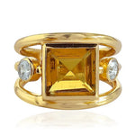 Marta Ring - Citrine - Gaudy & Prim