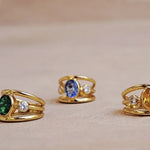 Gigi Ring - Emerald - Gaudy & Prim