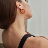 Esme Earrings Citrine - Gaudy & Prim