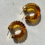 Esme Earrings Citrine - Gaudy & Prim