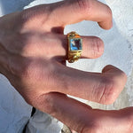 Lolita Ring - Light Blue - Gaudy & Prim