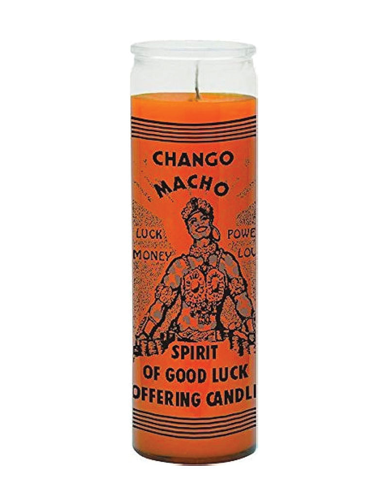 7 Day Chango Macho Candle - Orange - Gaudy & Prim