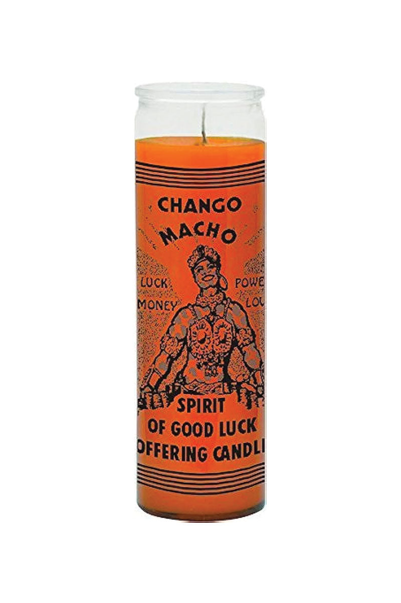 7 Day Chango Macho Candle - Orange - Gaudy & Prim