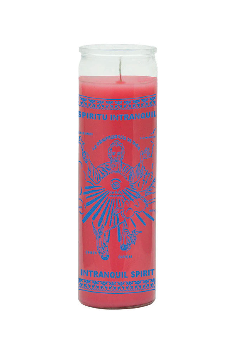 7 Day Candle Intranquil Spirit - Pink - Gaudy & Prim