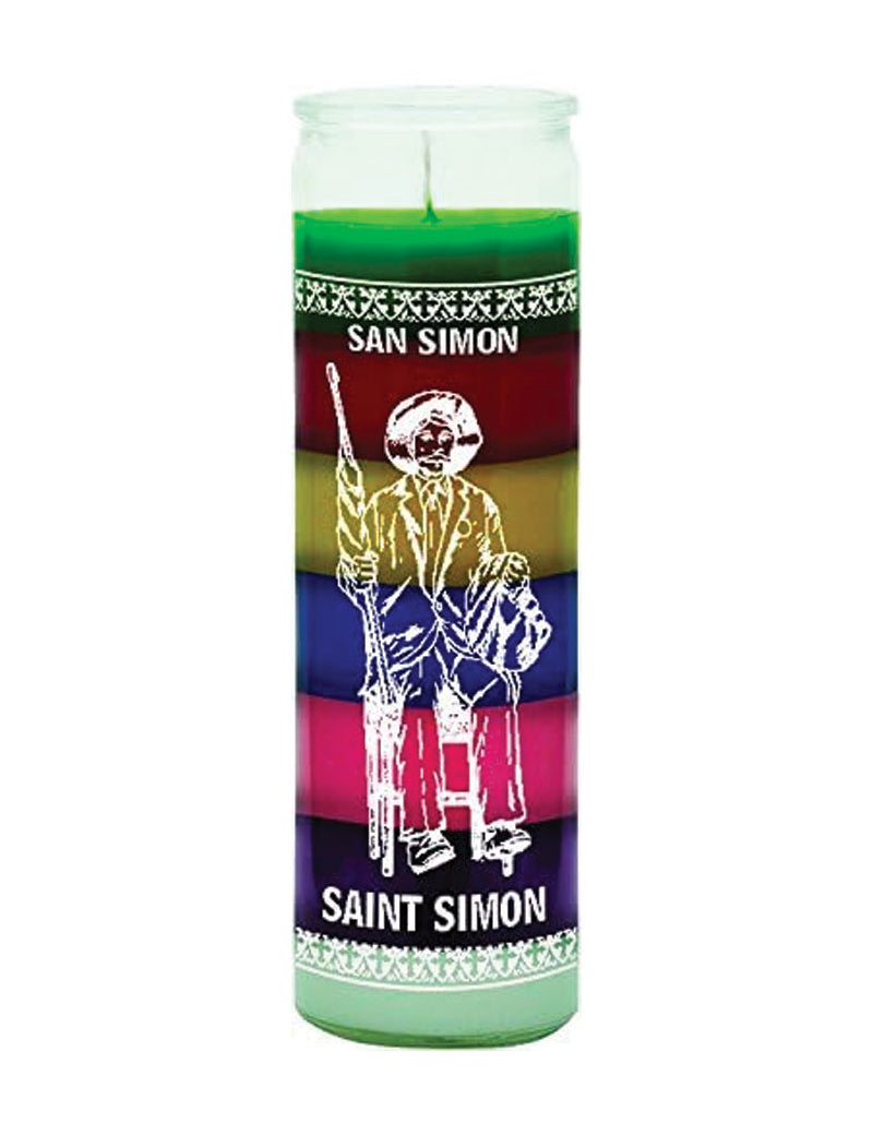 7 Day Candle San Simon - Seven Colour - Gaudy & Prim