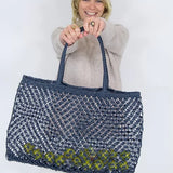 Jute String Shopper Bag