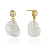 Athena Earrings - Clear