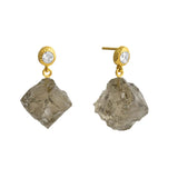 Athena Earrings - Smoky