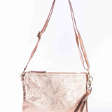 MAISON FANLI - ANNA Metallic Leather Crossbody/Clutch Bag Metalic