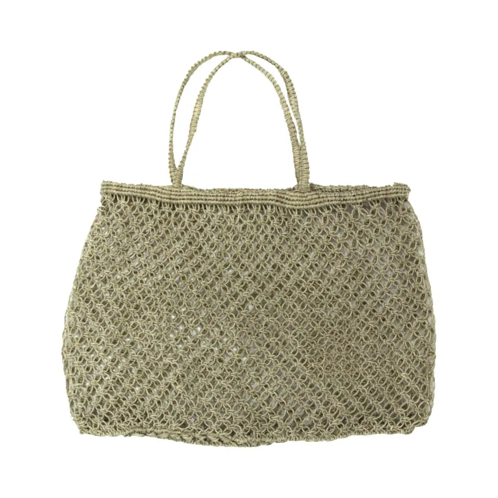 Jute String Shopper Bag