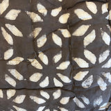 Cotton Block Print Quilt Natural Taupe