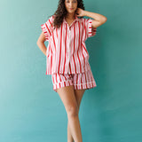 Sweet Dreams Striped Shortie Pyjama Set