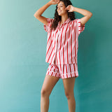 Sweet Dreams Striped Shortie Pyjama Set