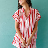 Sweet Dreams Striped Shortie Pyjama Set