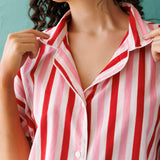 Sweet Dreams Striped Shortie Pyjama Set